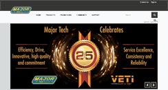 Desktop Screenshot of major-tech.com