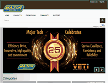 Tablet Screenshot of major-tech.com
